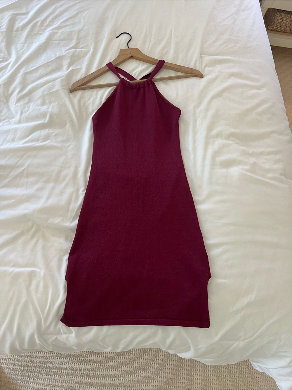 Beginning Boutique Dress in Burgundy